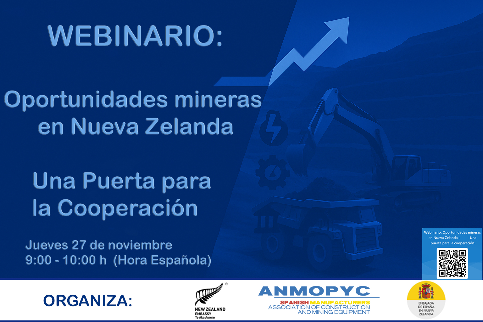 Webinario: Oportunidades mineras en Nueva Zelanda – Una Puerta para la Cooperación